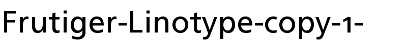 Frutiger Linotype Regular.ttf
