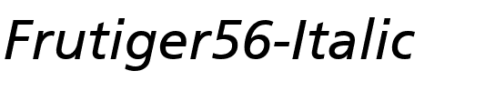 Frutiger56 RomanItalic.ttf