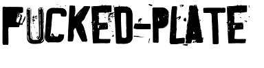 Fucked Plate Regular.ttf