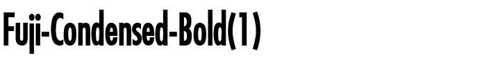 Fuji-Condensed Bold.ttf