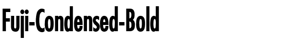 Fuji Condensed Bold.ttf