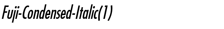 Fuji-Condensed Italic.ttf