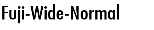 Fuji Wide Normal.ttf