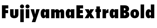 FujiyamaExtraBold Regular.ttf