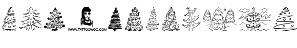 Fun Christmas Trees Regular.otf