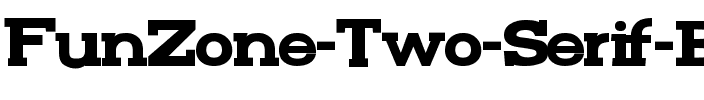 FunZone Two Serif Normal.ttf