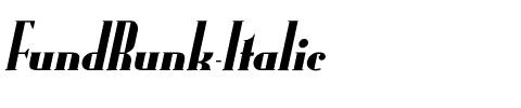 FundRunk-Italic Regular.ttf