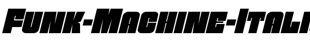 Funk Machine Italic Italic.ttf