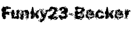 Funky23 Becker Regular.ttf