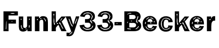 Funky33 Becker Regular.ttf