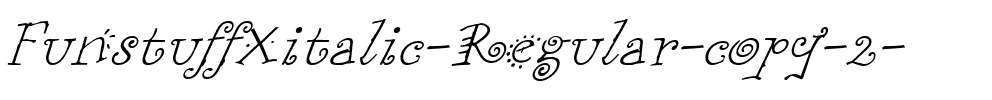FunstuffXitalic Regular.ttf