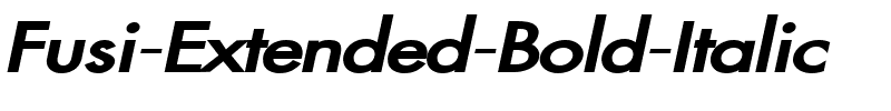 Fusi-Extended Bold Italic.ttf