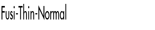 Fusi Thin Normal.ttf