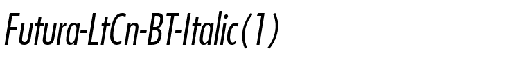 Futura LtCn BT Italic.ttf