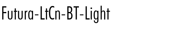Futura LtCn BT Light.ttf