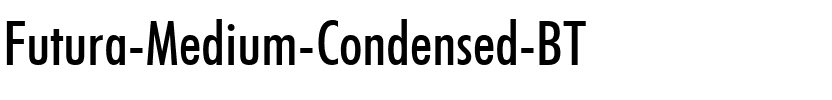 Futura MdCn BT Medium.ttf