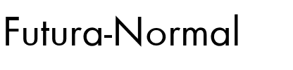 Futura-Normal Regular.ttf
