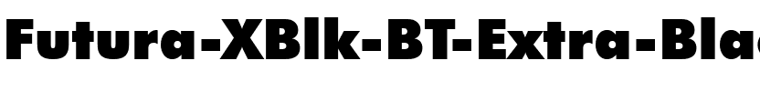 Futura XBlk BT Extra Black.ttf