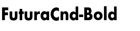 FuturaCnd-Bold Regular.ttf