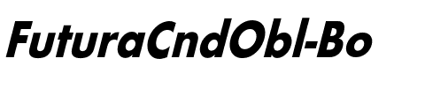 FuturaCndObl-Bo Regular.ttf