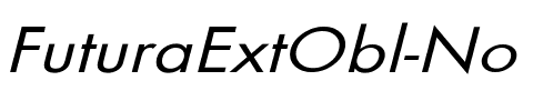 FuturaExtObl-No Regular.ttf