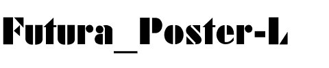 Futura_Poster-L Regular.ttf