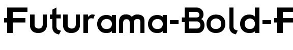 Futurama Bold Font Regular.ttf