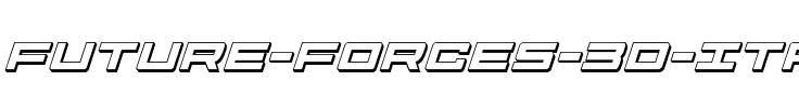 Future Forces 3D Italic Italic.ttf