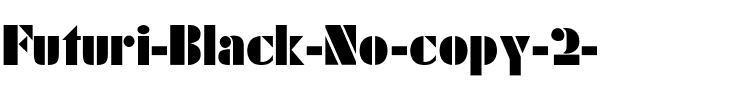 Futuri-Black-No Regular.ttf