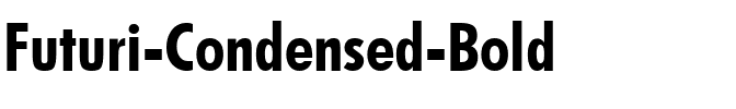 Futuri Condensed Bold.ttf