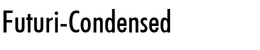 Futuri Condensed Regular.ttf