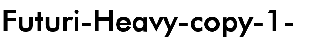 Futuri Heavy  Regular.ttf