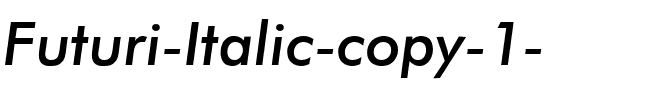 Futuri Italic.ttf