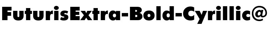 FuturisExtra Bold Cyrillic@.ttf