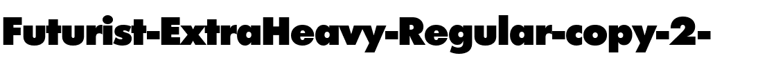 Futurist ExtraHeavy Regular.ttf