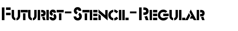 Futurist-Stencil Normal.ttf