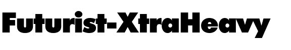 Futurist XtraHeavy Normal.ttf