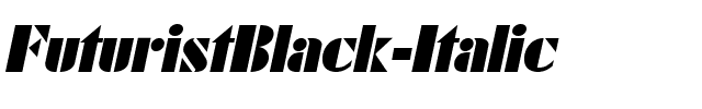FuturistBlack Italic.ttf