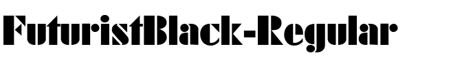 FuturistBlack Normal.ttf