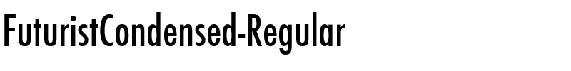 FuturistCondensed Regular.ttf