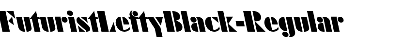FuturistLeftyBlack Regular.ttf