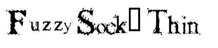 FuzzySock Thin.ttf