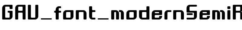 GAU_font_modern SemiRound.ttf