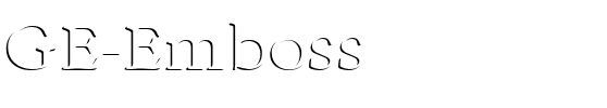 GE Emboss Regular.ttf
