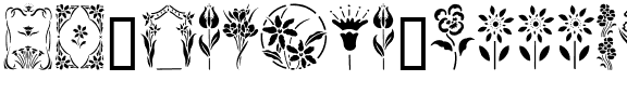 GE Floral Stencils Regular.ttf