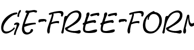 GE Free Form Regular.ttf