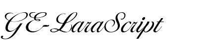 GE LaraScript Regular.ttf
