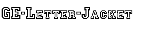 GE Letter Jacket Regular.ttf