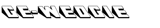 GE Wedgie Regular.ttf