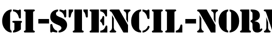 GI Stencil  Normal.ttf